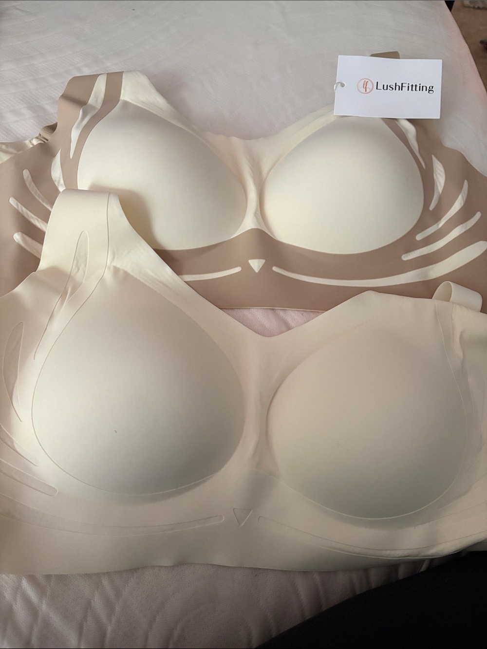 Set of Two New “LushFitting” Bras 4XL
